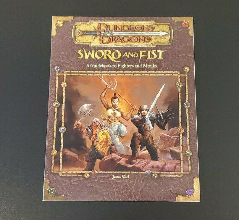 D&d Guidebook - Sword And Fist - Dungeons And Dragons - Wtc11829 - Very Good