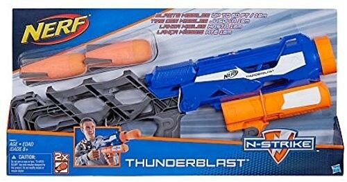 Nerf N-strike Thunderblast Missile Launcher Toy Soft Dart Blaster Gun New!