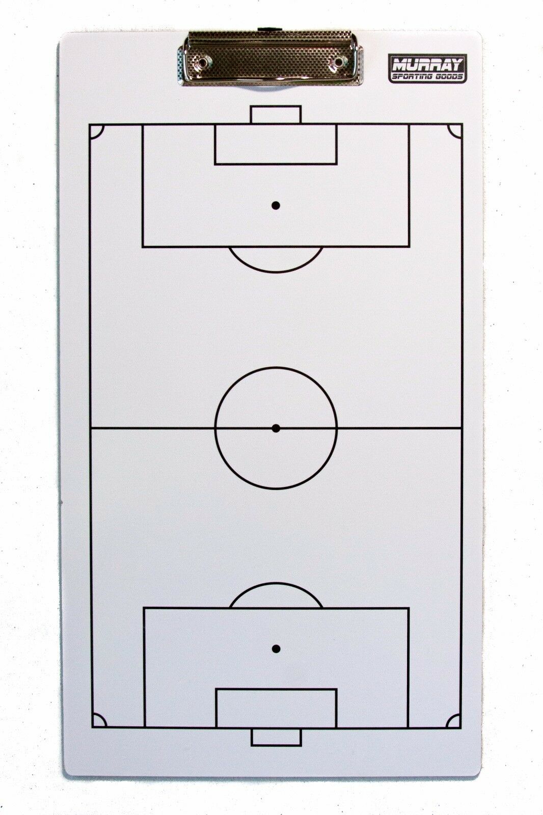 Murray Sporting Goods Dry-erase Double Sided Soccer Coach Marker Board Clipboard