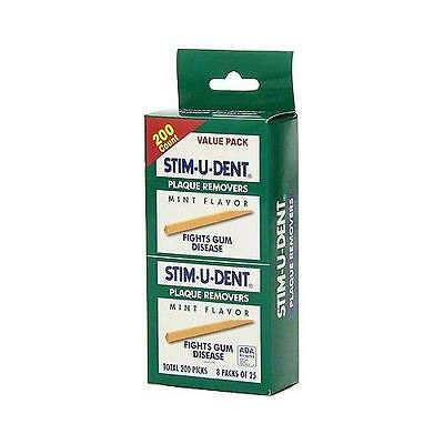 Stim-u-dent Plaque Removers Mint Flavor, Fights Gum Disease - 200 Ct Value Pack
