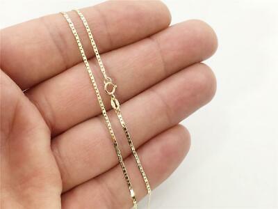 10k 7" Solid Yellow Gold 1.2mm Dainty Mariner Gucci Anchor Link Bracelet Chain