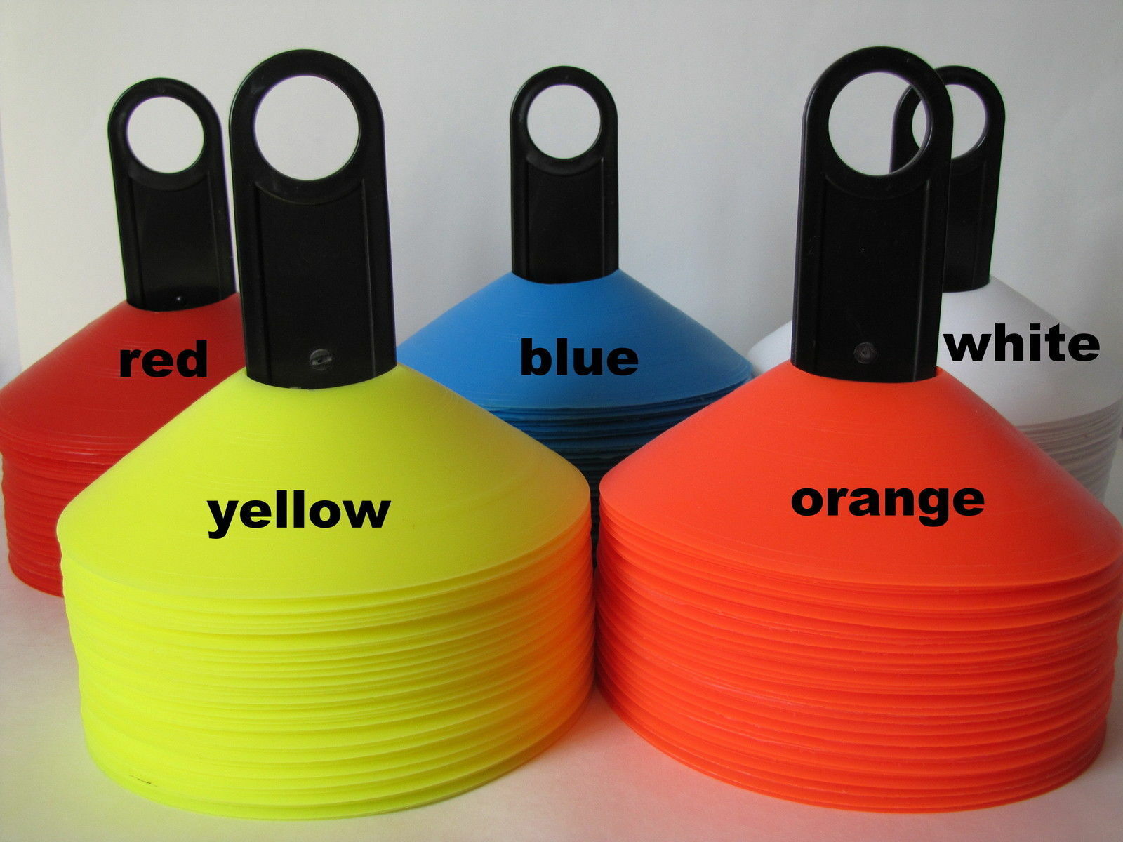 25pc Heavy Duty Field Marking Disc Cones,red Or Blue,add Holder For $5,us Seller
