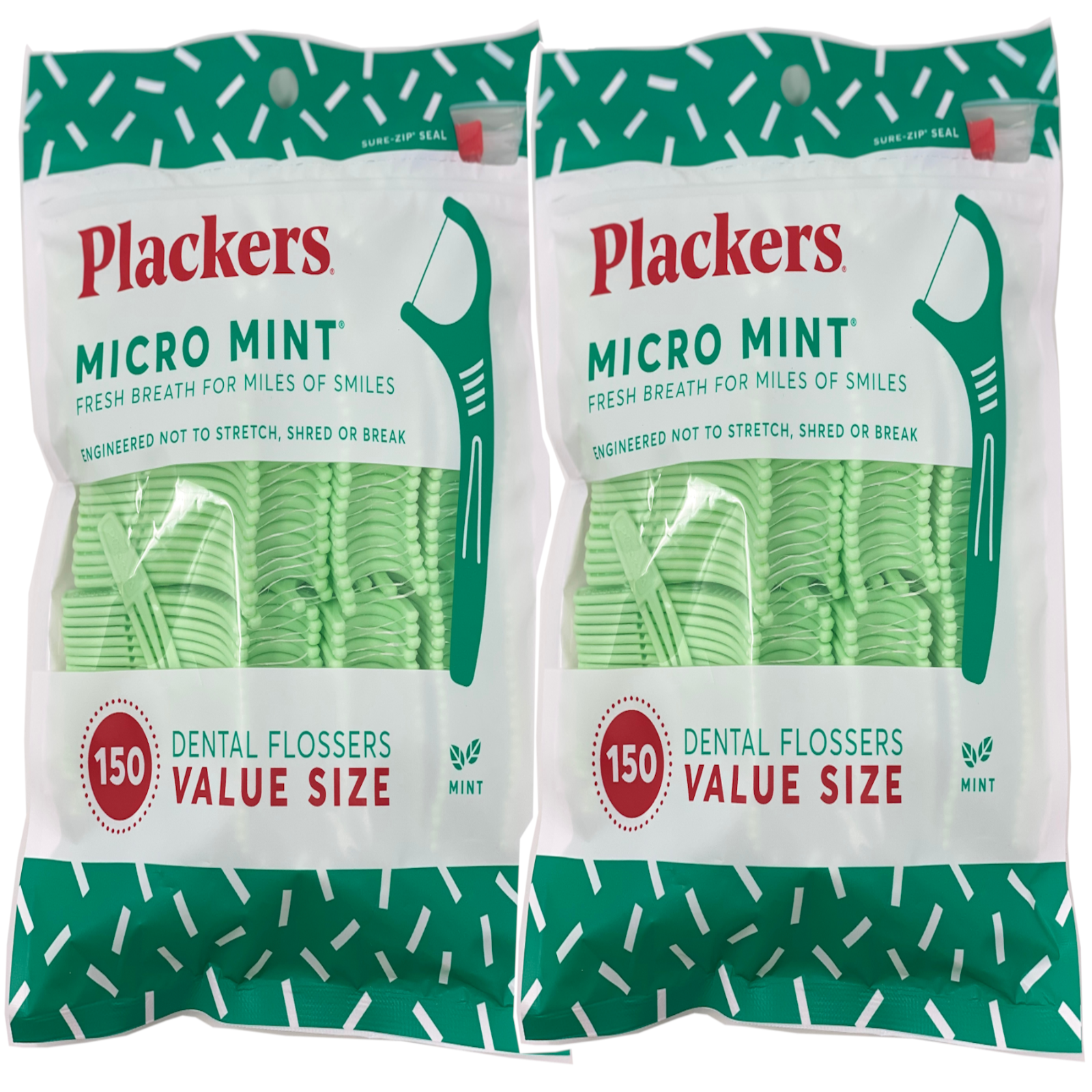 300 Counts Plackers Micro Mint Dental Floss Teeth Toothpick Oral Care Flossers