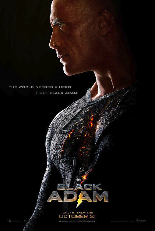 Black Adam:  27x40 Movie Theater Poster