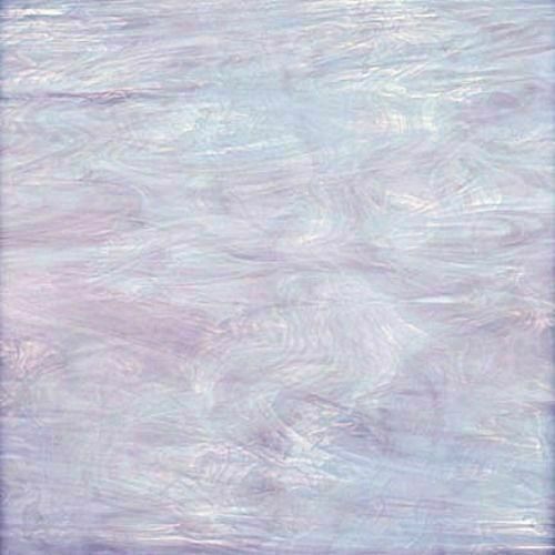 6x6 Coe 96 Pale Lavender White Opal Fusible Glass Oceanside 84371sf