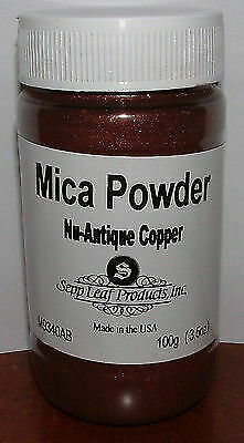 Mica Powder Nu Antique Copper Fusing Flameworking 100gr 3.5 Oz Pixi Dust